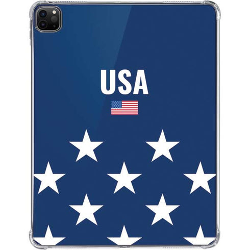 USA Flag Stars iPad Pro 11in (2024) Clear Case