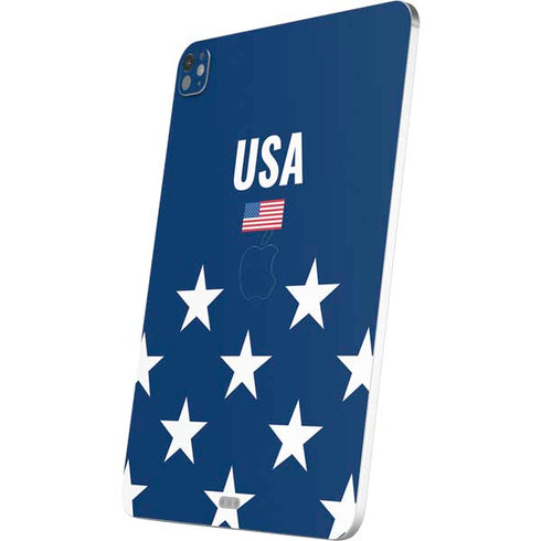 USA Flag Stars iPad Pro 13in M4 (2024) Skin