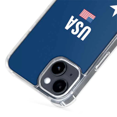 USA Flag Stars iPhone 14 MagSafe Case