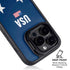 USA Flag Stars iPhone 14 Pro Kickstand Case