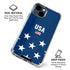 USA Flag Stars iPhone 15 Clear Case