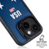 USA Flag Stars iPhone 15 Kickstand Case