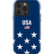 USA Flag Stars iPhone 15 Pro Impact Case