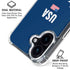 USA Flag Stars iPhone 16 Plus Clear Case