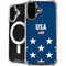 USA Flag Stars iPhone 16 Plus MagSafe Case