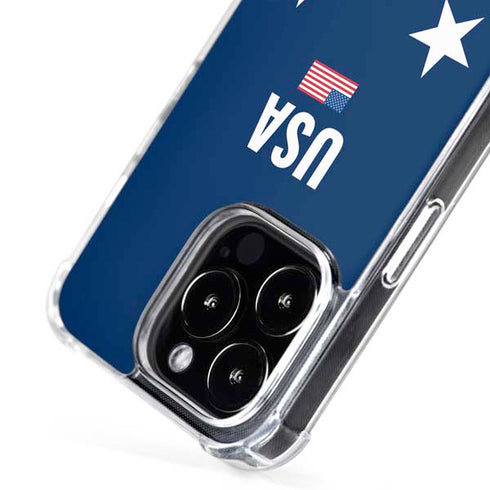 USA Flag Stars iPhone 16 Pro MagSafe Case