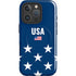 USA Flag Stars iPhone 16 Pro Magsafe Impact Case