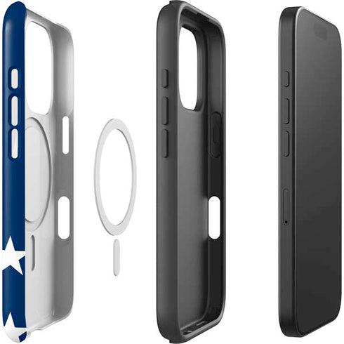 USA Flag Stars iPhone 16 Pro Magsafe Impact Case