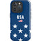 USA Flag Stars iPhone 16 Pro Max Impact Case