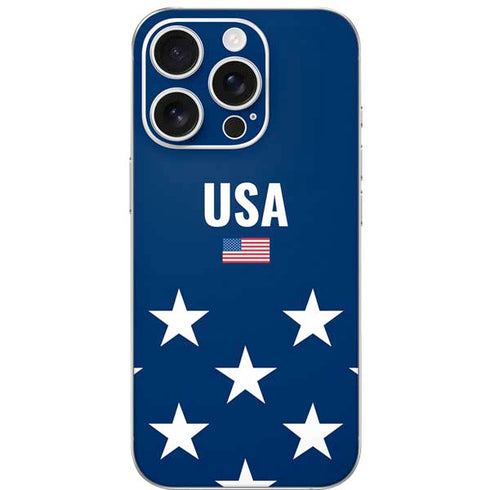 USA Flag Stars iPhone 16 Pro Skin