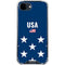 USA Flag Stars iPhone 16e Clear Case