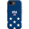 USA Flag Stars iPhone 16e Impact Case