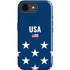 USA Flag Stars iPhone 16e Impact Case