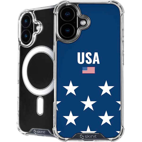 USA Flag Stars iPhone 17 MagSafe Case