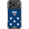 USA Flag Stars iPhone 18 Pro Clear Case