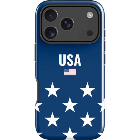 USA Flag Stars iPhone 18 Pro Impact Case