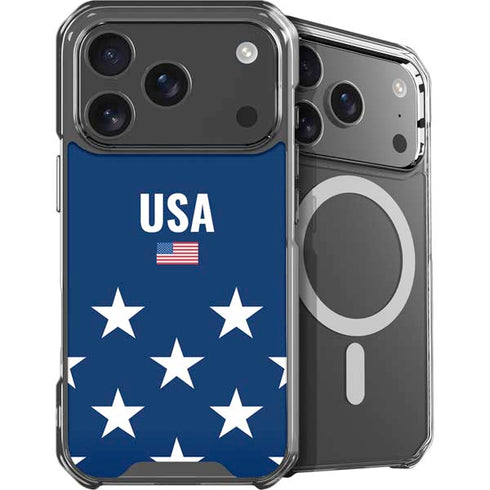 USA Flag Stars iPhone 18 Pro MagSafe Case
