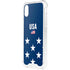 USA Flag Stars iPhone XS Clear Case