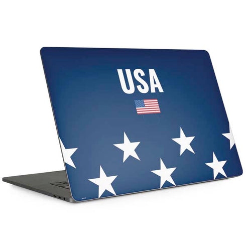 USA Flag Stars MacBook Skins