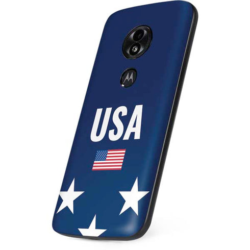 USA Flag Stars Moto E5 Play Skin