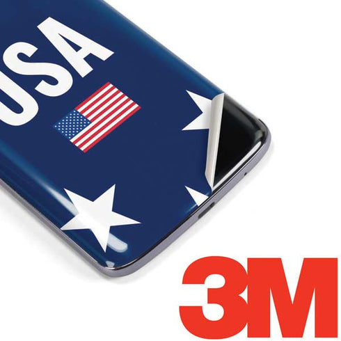 USA Flag Stars Moto E5 Plus Skin