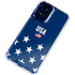 USA Flag Stars Moto G 5G (2024) Clear Case