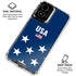 USA Flag Stars Moto G Power 5G (2024) Clear Case