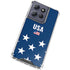 USA Flag Stars Moto G Power 5G (2025) Clear Case
