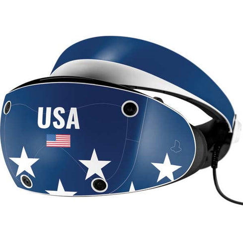 USA Flag Stars PlayStation VR2 Skin