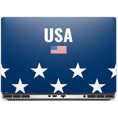 USA Flag Stars Dell Precision Skin