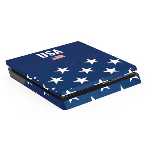 USA Flag Stars PS4 Slim Skin