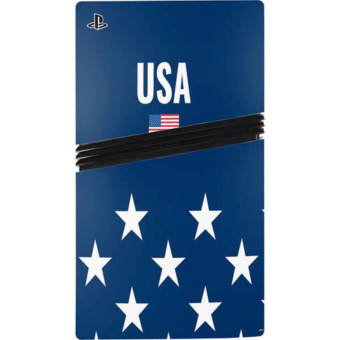 USA Flag Stars PS5 Pro Bundle Skin