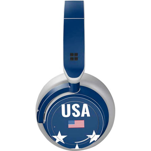 USA Flag Stars Surface Headphones Skin