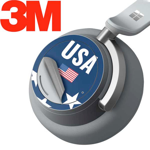USA Flag Stars Surface Headphones Skin