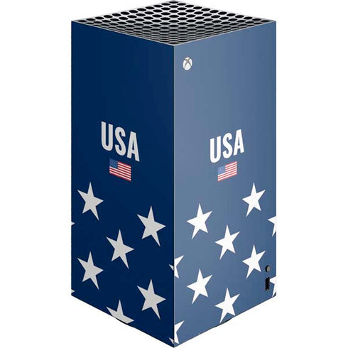 USA Flag Stars XBox Series X Digital Edition Console Skin