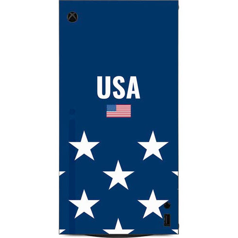 USA Flag Stars XBox Series X Digital Edition Console Skin