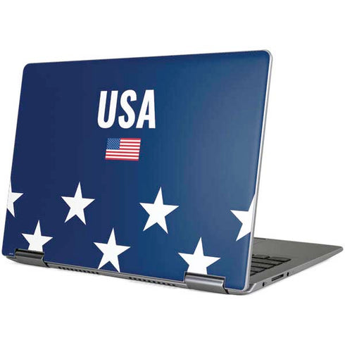 USA Flag Stars Yoga 710 14in Skin