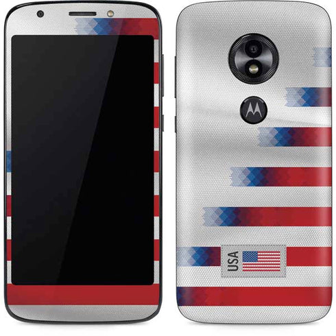 USA Soccer Flag Moto E5 Play Skin