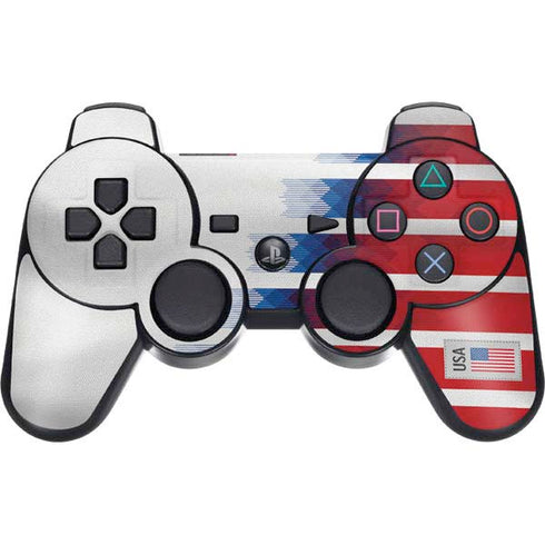 USA Soccer Flag PS3 Dual Shock wireless controller Skin