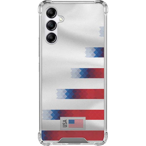 USA Soccer Flag Gabb Phone 4 Clear Case