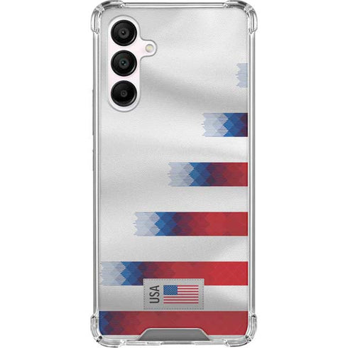 USA Soccer Flag Galaxy A16 5G Clear Case