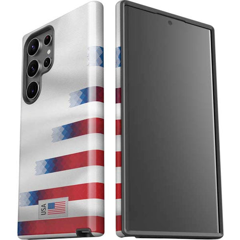 USA Soccer Flag Galaxy S23 Ultra Pro Case