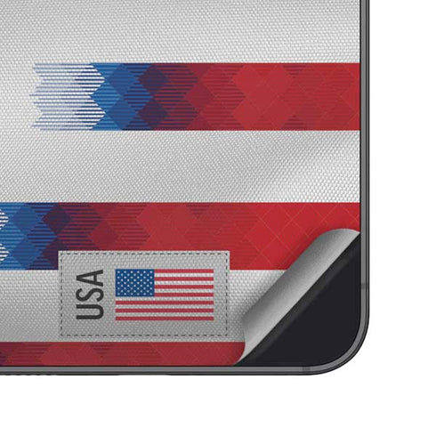 USA Soccer Flag Galaxy S25 Plus Skin