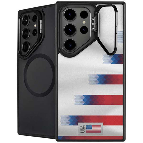 USA Soccer Flag Galaxy S25 Ultra Kickstand Case