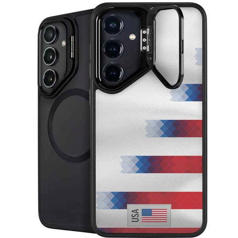 USA Soccer Flag Galaxy S26 Kickstand Case