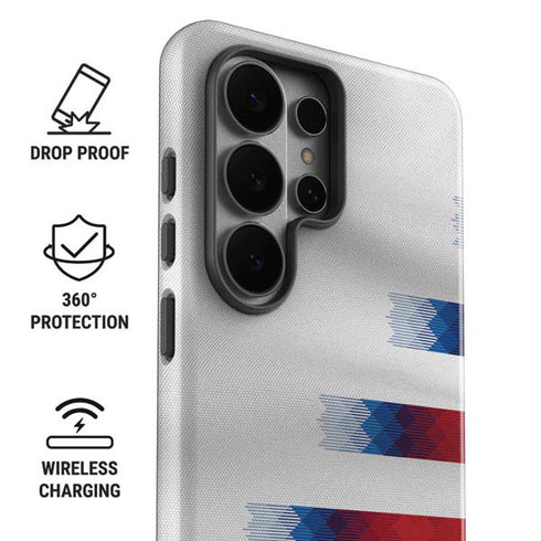 USA Soccer Flag Galaxy S26 Ultra Impact Case