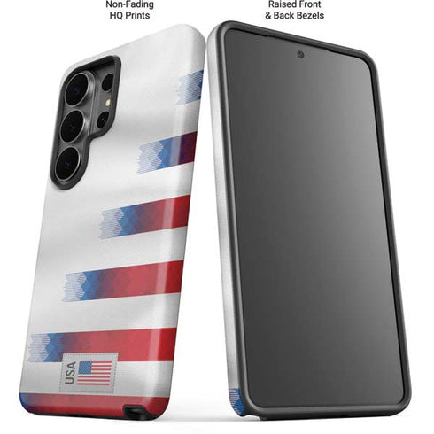 USA Soccer Flag Galaxy S26 Ultra Impact Case