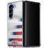 USA Soccer Flag Galaxy Z Fold5 5G Clear Case