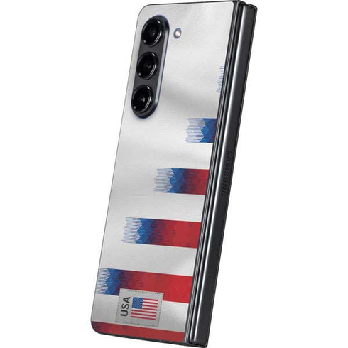 USA Soccer Flag Galaxy Z Fold5 5G Skin