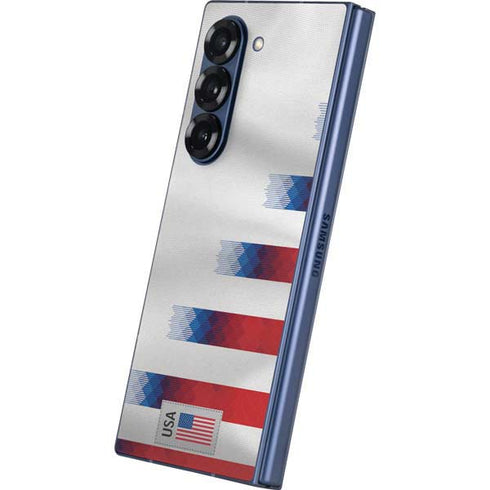 USA Soccer Flag Galaxy Z Fold6 Skin